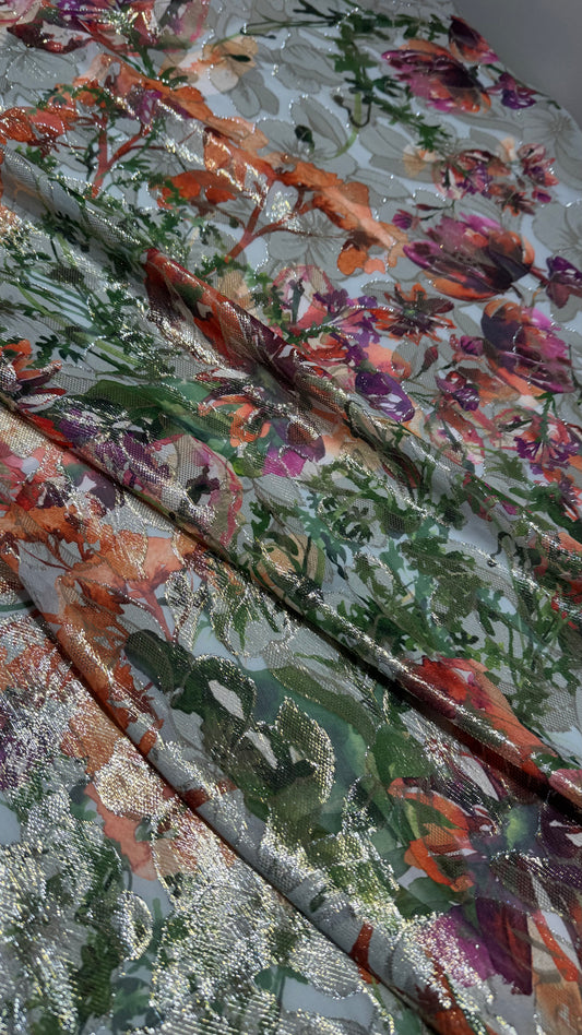 IT-SSHL3 |    شيفون  حرير جكارد لوريكس  إيطالي